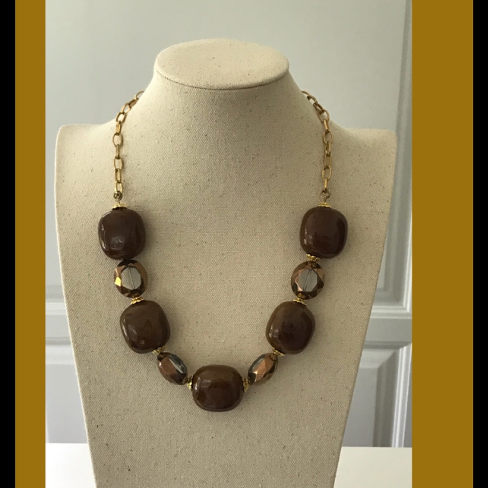 Stunning Large Bead Statement Necklace